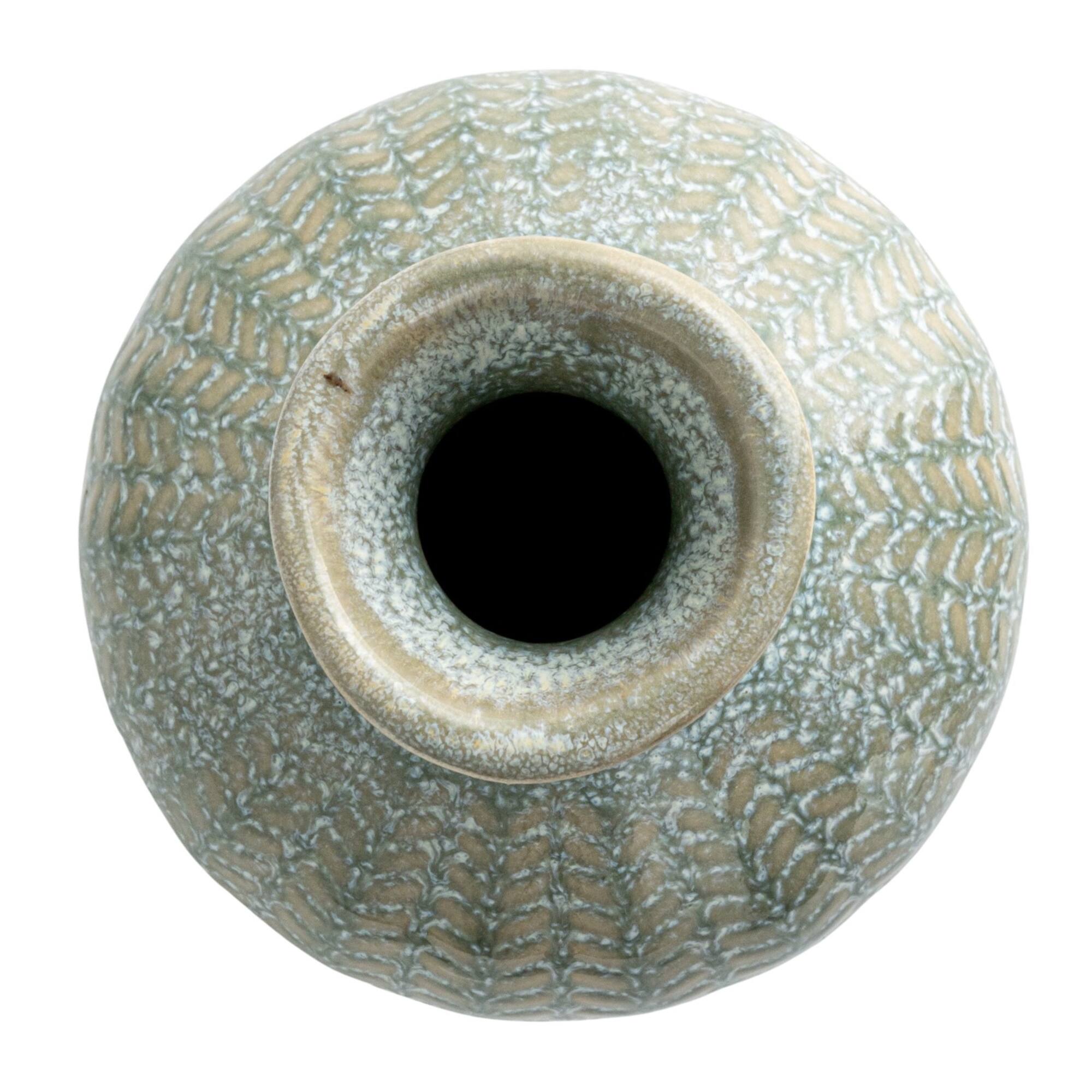 Hello Honey® Gray, Green & Natural Stoneware Vase Set